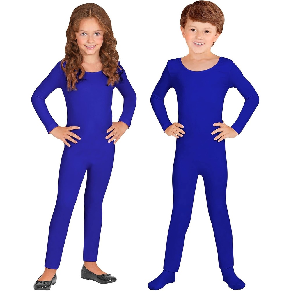 image:imageWidmann Kinderkostm Body lange rmel und Beine elastisches Material Overall Karneval MottopartyBlau