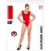 W WIDMANN MILANO Party Fashion – Damen Body mit Knopfverschluss(Rot)