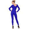 W WIDMANN MILANO Party Fashion – Damen Body mit langen Ärmeln(Blau)