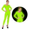 W WIDMANN MILANO Party Fashion – Damen Body mit langen Ärmeln(Neongrün)