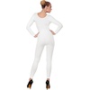 W WIDMANN MILANO Party Fashion – Damen Body mit langen Ärmeln(Weiß)