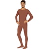 W WIDMANN MILANO Party Fashion – Herren Body aus Stretch(Hautfarben)