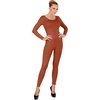 W WIDMANN MILANO Party Fashion – Damen Body mit langen Ärmeln(Hautfarben)