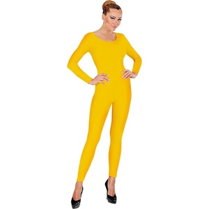 W WIDMANN MILANO Party Fashion – Damen Body mit langen Ärmeln(Gelb)