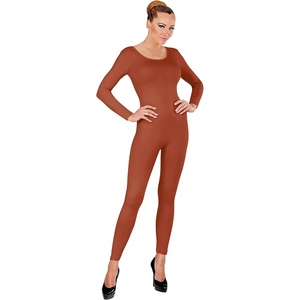 W WIDMANN MILANO Party Fashion – Damen Body mit langen Ärmeln(Hautfarben)