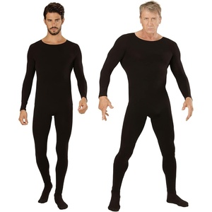 W WIDMANN MILANO Party Fashion – Herren Body aus Stretch(Schwarz)